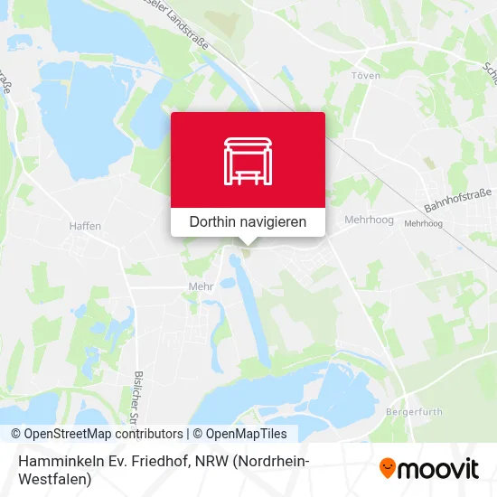 Hamminkeln Ev. Friedhof Karte