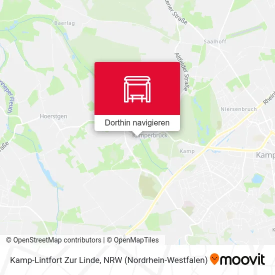 Kamp-Lintfort Zur Linde Karte