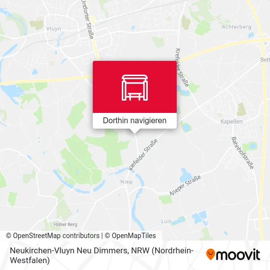 Neukirchen-Vluyn Neu Dimmers Karte