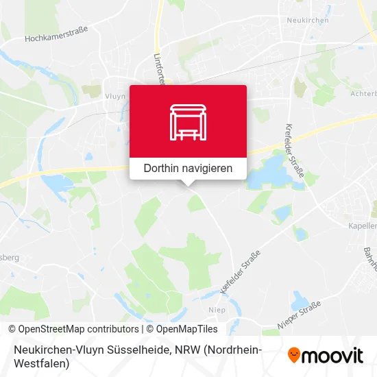 Neukirchen-Vluyn Süsselheide Karte