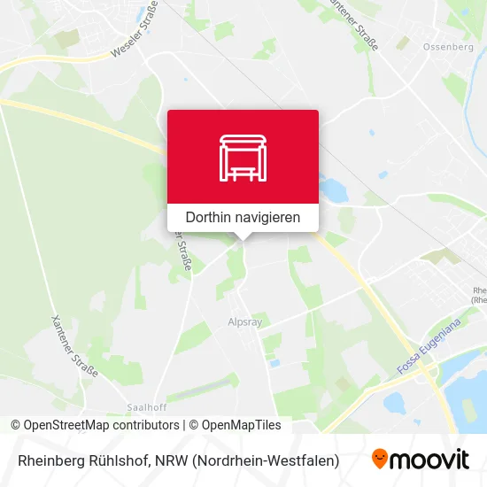 Rheinberg Rühlshof Karte