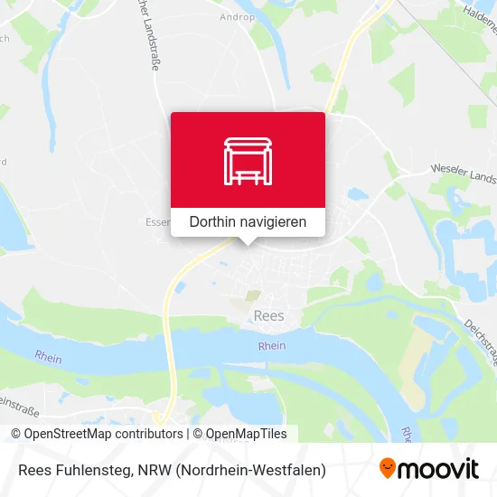 Rees Fuhlensteg Karte