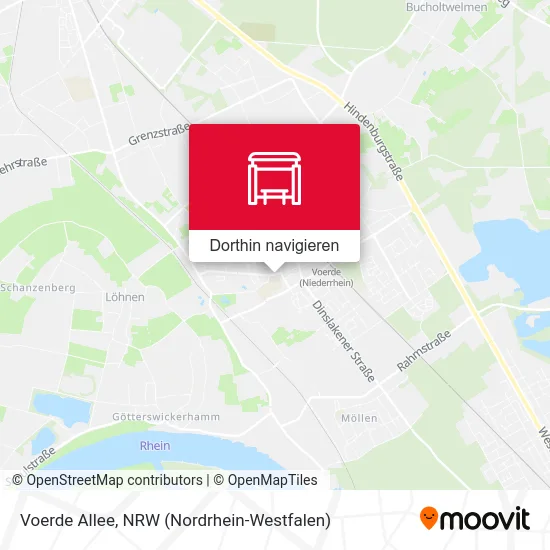 Voerde Allee Karte