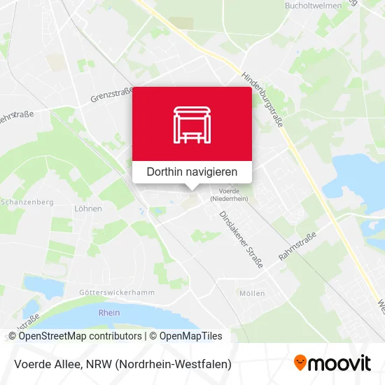 Voerde Allee Karte