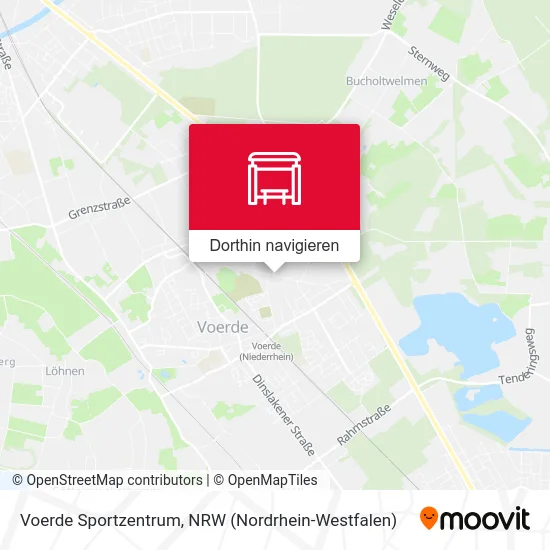 Voerde Sportzentrum Karte