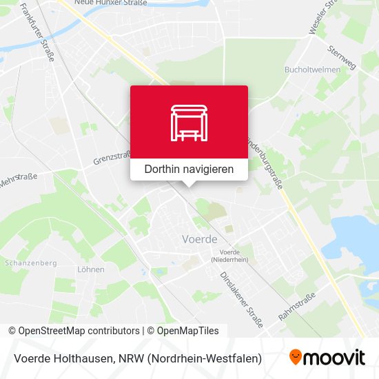 Voerde Holthausen Karte