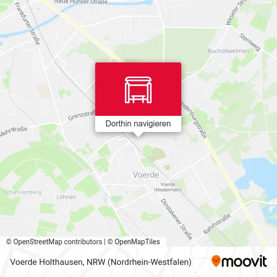 Voerde Holthausen Karte