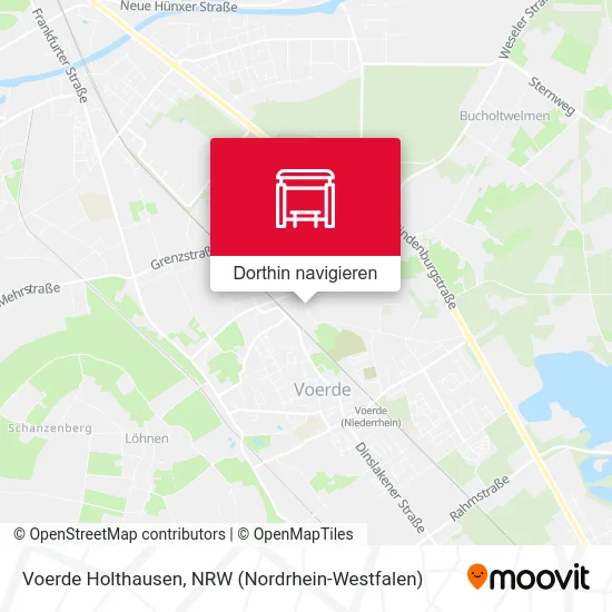 Voerde Holthausen Karte