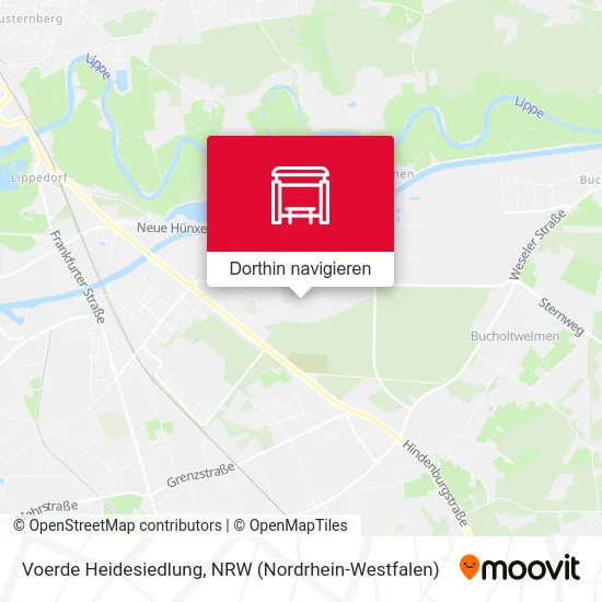 Voerde Heidesiedlung Karte