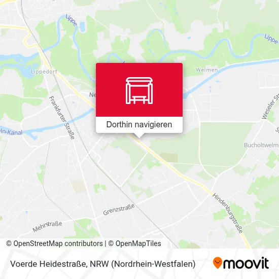 Voerde Heidestraße Karte
