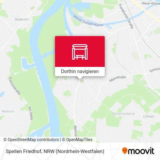 Spellen Friedhof Karte