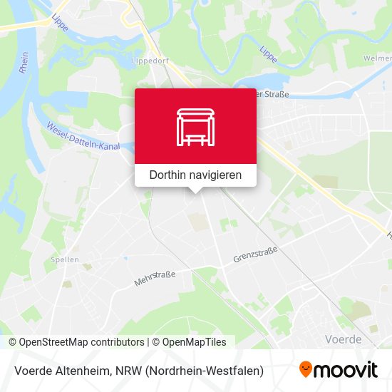 Voerde Altenheim Karte