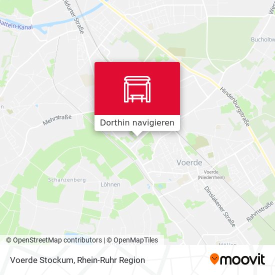 Voerde Stockum Karte