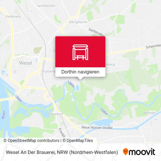 Wesel  An Der Brauerei Karte