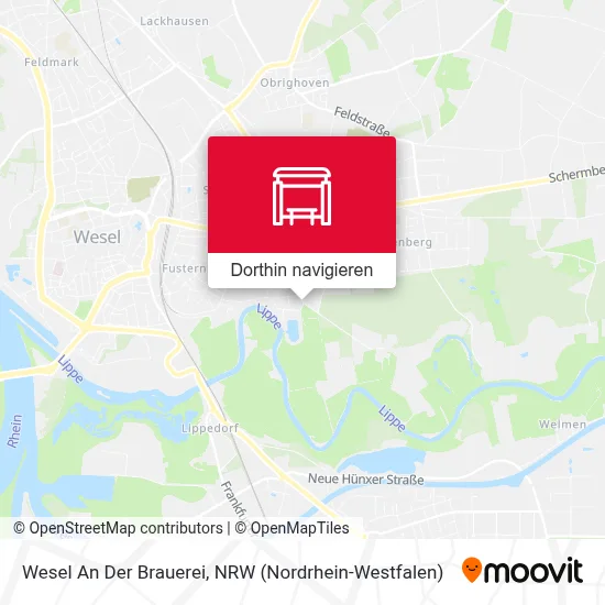 Wesel  An Der Brauerei Karte