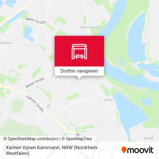 Xanten Vynen Kammann Karte