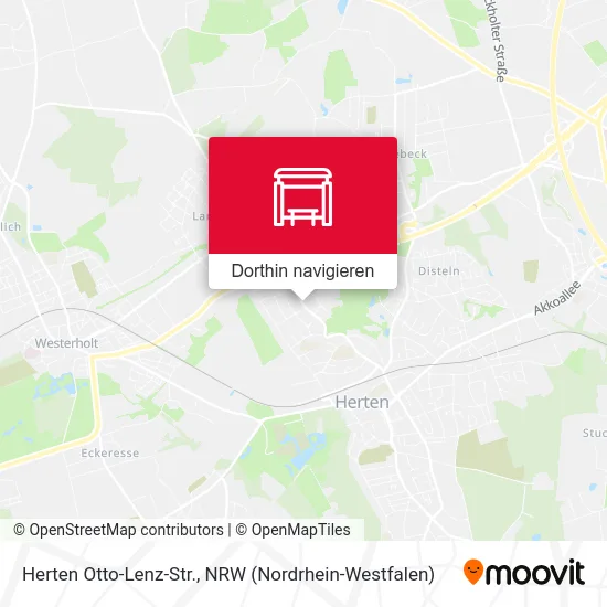 Herten Otto-Lenz-Str. Karte