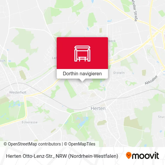 Herten Otto-Lenz-Str. Karte