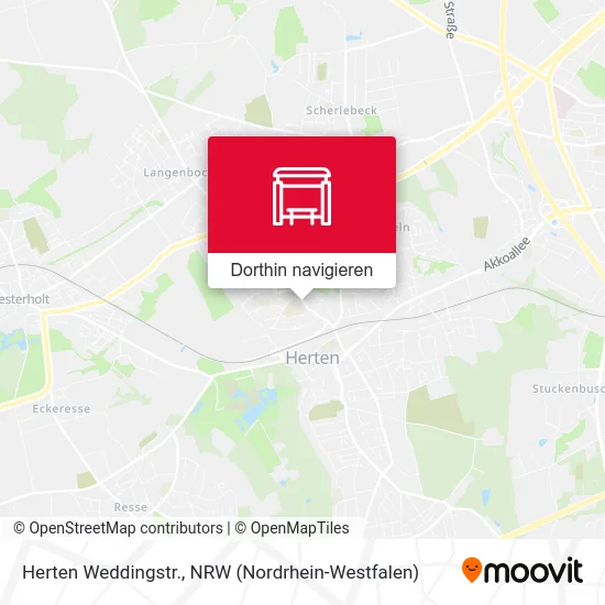 Herten Weddingstr. Karte