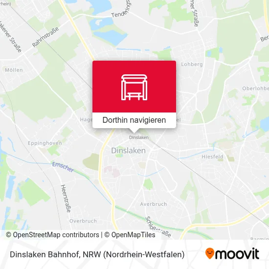 Dinslaken Bahnhof Karte