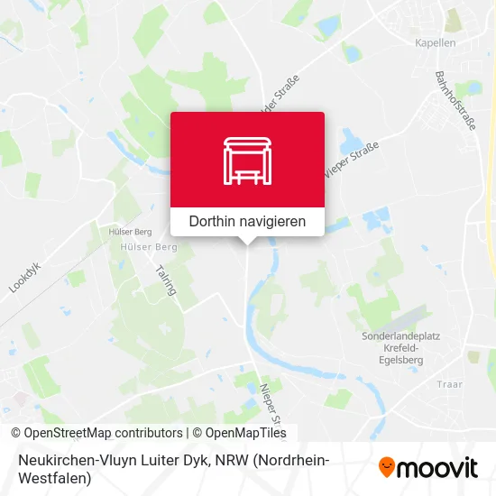 Neukirchen-Vluyn Luiter Dyk Karte