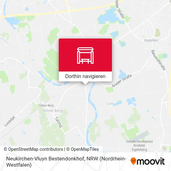 Neukirchen-Vluyn Bestendonkhof Karte