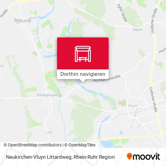 Neukirchen-Vluyn Littardweg Karte