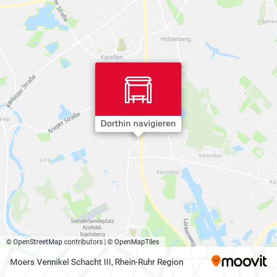 Moers Vennikel Schacht III Karte