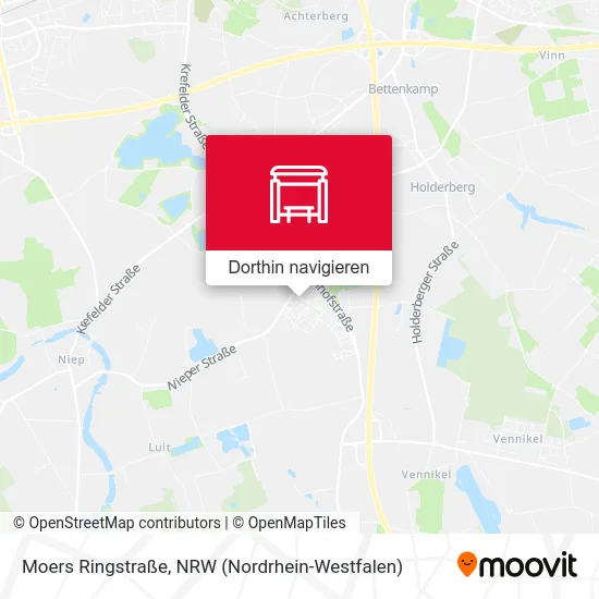 Moers Ringstraße Karte