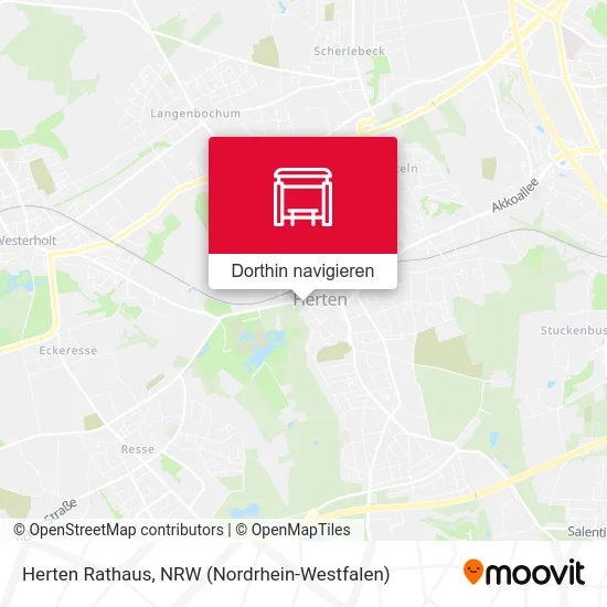 Herten Rathaus Karte