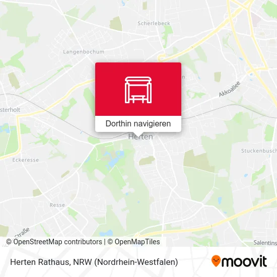 Herten Rathaus Karte