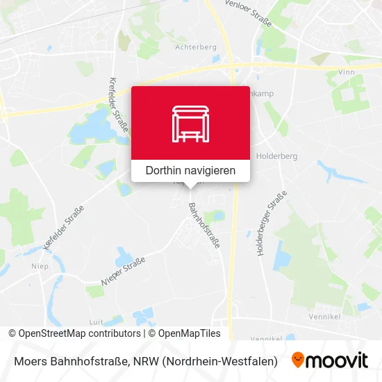 Moers Bahnhofstraße Karte