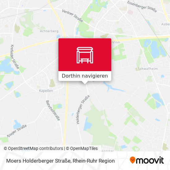 Moers Holderberger Straße Karte