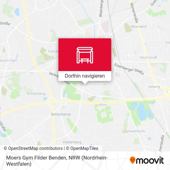 Moers Gym Filder Benden Karte