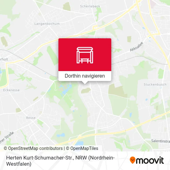 Herten Kurt-Schumacher-Str. Karte