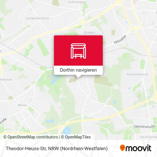 Theodor-Heuss-Str Karte