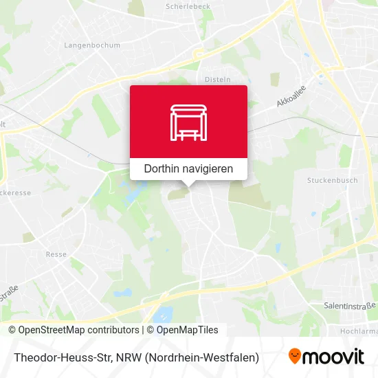 Theodor-Heuss-Str Karte