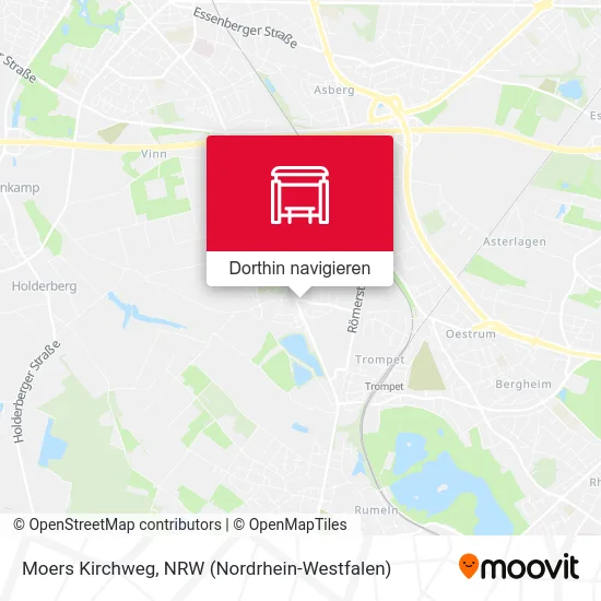 Moers Kirchweg Karte