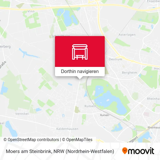 Moers am Steinbrink Karte