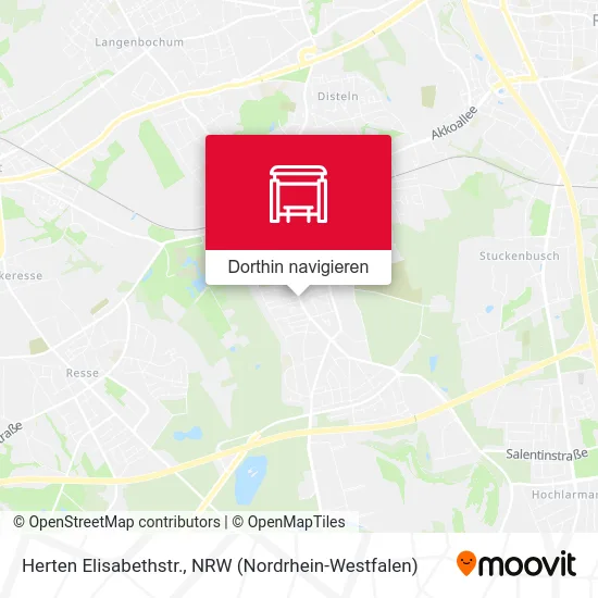 Herten Elisabethstr. Karte