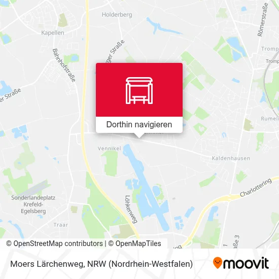 Moers Lärchenweg Karte