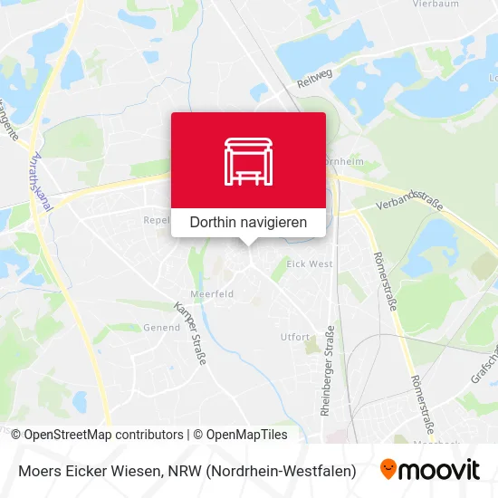 Moers Eicker Wiesen Karte