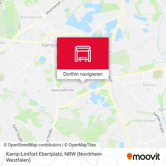 Kamp-Lintfort Ebertplatz Karte