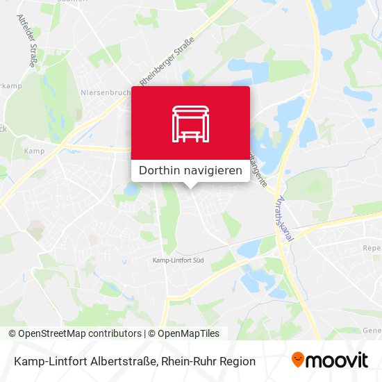 Kamp-Lintfort Albertstraße Karte