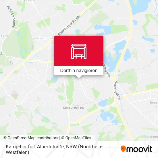 Kamp-Lintfort Albertstraße Karte