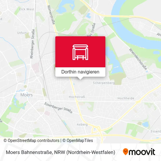 Moers Bahnenstraße Karte