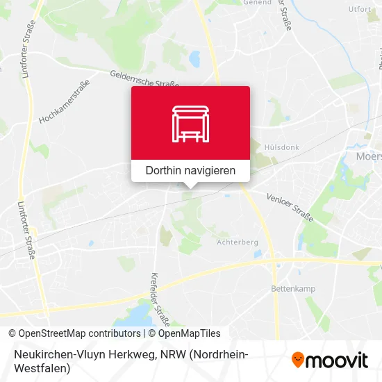 Neukirchen-Vluyn Herkweg Karte