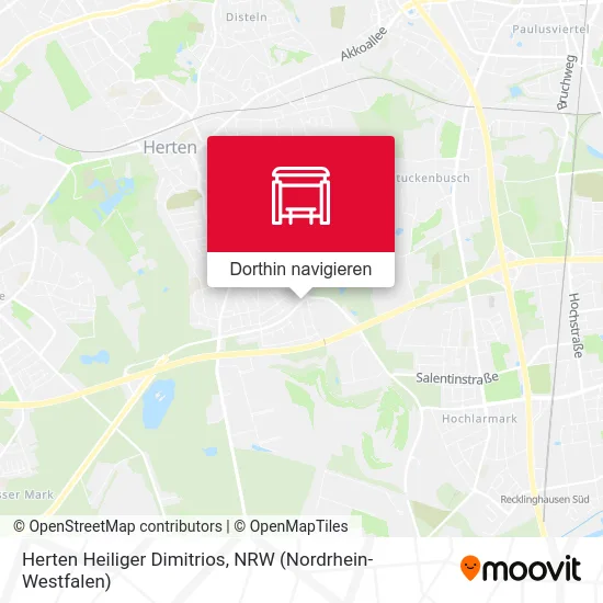 Herten Heiliger Dimitrios Karte