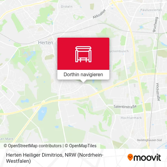 Herten Heiliger Dimitrios Karte