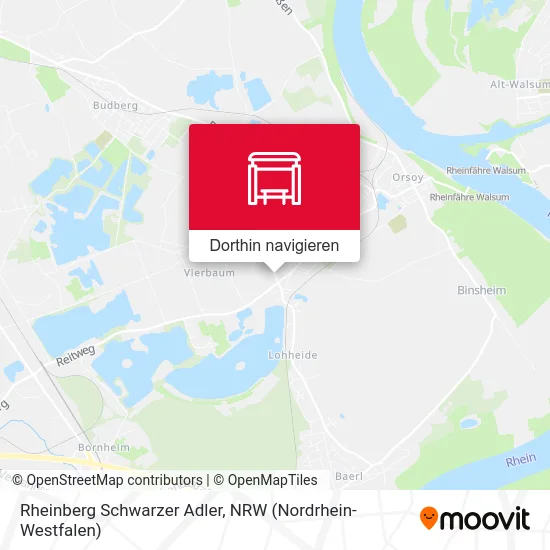 Rheinberg Schwarzer Adler Karte